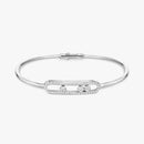 White Gold Diamond Bracelet DN2059 - TUZZUT Qatar Online Shopping
