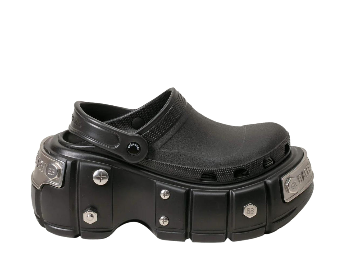 Balengaga Hardcrocs Sandal Black B4445 Balengaga Hardcrocs Sandal Black B4445
