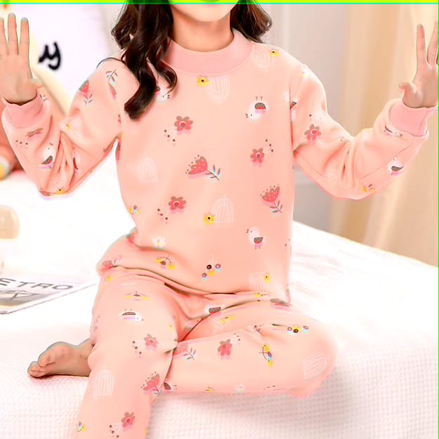 2 Pcs  Girls Pajama Sets 315507 - 3-4 years