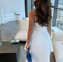 Women's Simple White A Line Evening Gown Party Dress   S5119325 - TUZZUT Qatar Online Shopping