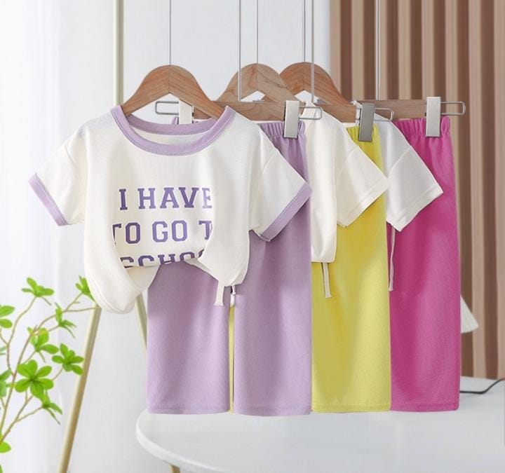 Kids 2 Pieces T-shirt Tops Pants Sets 437237 Kids 2 Pieces T-shirt Tops Pants Sets 437237