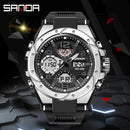 Sanda-Silicone Bracelet Watch Men Women Digital Quartz Wristwatch Couple Gift Fashion -07 - Tuzzut.com Qatar Online Shopping
