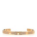 Metal Crystal Bracelet Yellow Gold DN2112 - TUZZUT Qatar Online Shopping