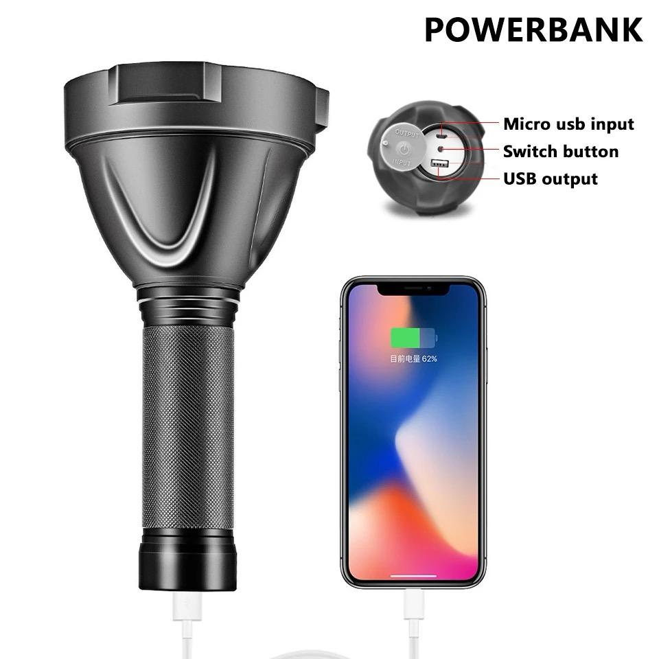 The Farthest Lighting Distance Led Flashlight Big Aluminum Cup XPH50 W572 The Farthest Lighting Distance Led Flashlight Big Aluminum Cup XPH50 W572