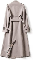 Women's Double-Breasted Long Coat    B184743 - TUZZUT Qatar Online Shopping