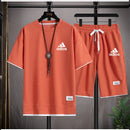 Men's Two Piece Set Casual T-Shirt And Shorts TS32 - TUZZUT Qatar Online Shopping