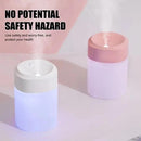 200ML Mini Humidifier USB Ultrasonic Air Humidifier LED Lamp - TUZZUT Qatar Online Shopping