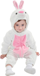 Baby White Rabbit Costume Kigurumi Cartoon Animal Onesie Infant Toddler Jumpsuit   B304055 - TUZZUT Qatar Online Shopping