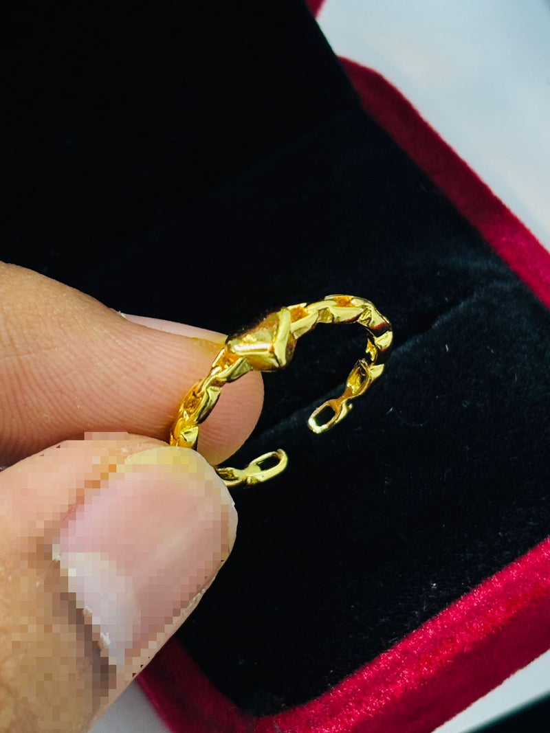 Women's Designer Fashion Ring Couple Rings S853214 - TUZZUT Qatar Online Shopping