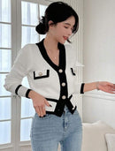 Women's Long Sleeve Button Casual Sweater     B-208534 - TUZZUT Qatar Online Shopping