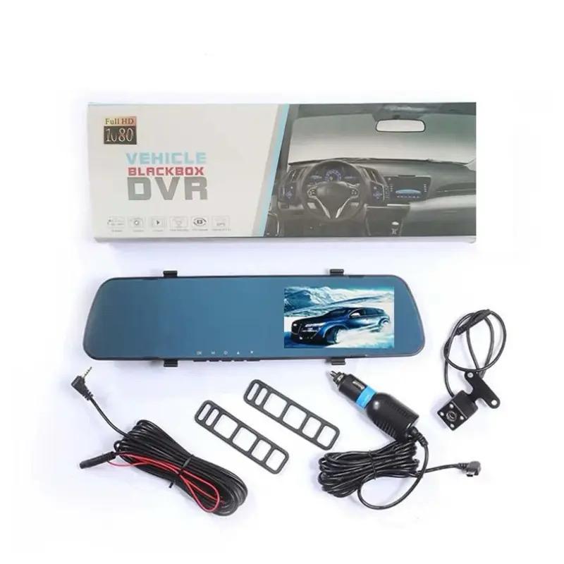Car driving recorder HD 720P front and rear night vision dual screen camera