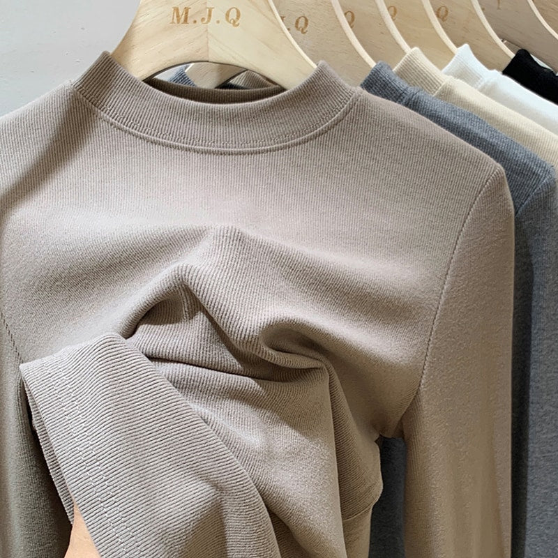 Women's Long Sleeve Solid Color T-Shirts XL 495821 Women's Long Sleeve Solid Color T-Shirts XL 495821