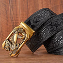 Vintage Dragon Leather Belt DG3311 - TUZZUT Qatar Online Shopping
