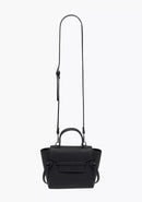 Solid Shoulder Bag with Detachable Strap and Flap Closure B6623 - TUZZUT Qatar Online Shopping