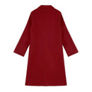 Womens Elegant Lapel Collar Single-Breasted Overcoat 75234 - TUZZUT Qatar Online Shopping