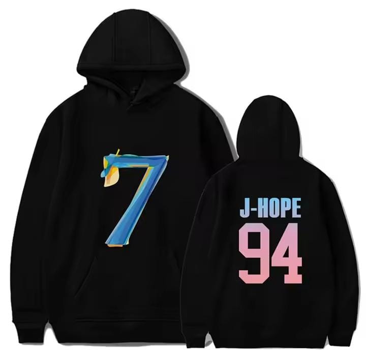 Korean Singer Printed Hoodie Long-Sleeved Hoodie B549379 Korean Singer Printed Hoodie Long-Sleeved Hoodie B549379