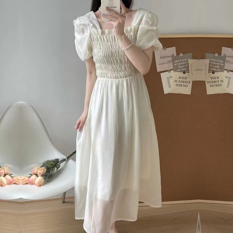 Women's Short Sleeve Tea Dresses L 537474