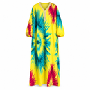 Women’s Vibrant Printed Cotton Jalabiya