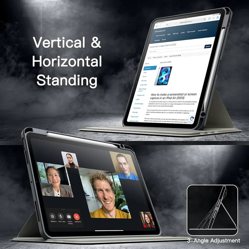 ETech Rotating Case for iPad Air 11-Inch M3/M2  IP9041 - TUZZUT Qatar Online Shopping