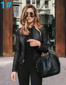 Women Fashion Leather Zipper Jackets    584497 - TUZZUT Qatar Online Shopping