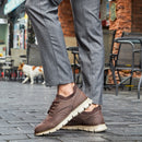 Men's Casual Fashion Lace Up Dress Shoe CLR-08 - TUZZUT Qatar Online Shopping