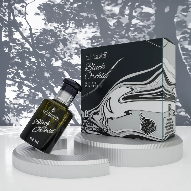 Al Nuaim Black Orchid 9.9ML Attar Roll-On Perfumed Oil