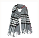 Classic Plaid Scarf in Mid Grey S277915054 - TUZZUT Qatar Online Shopping