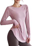 Women's Long Top Sleeve Loose Fitness T-Shirt   B264389 - TUZZUT Qatar Online Shopping