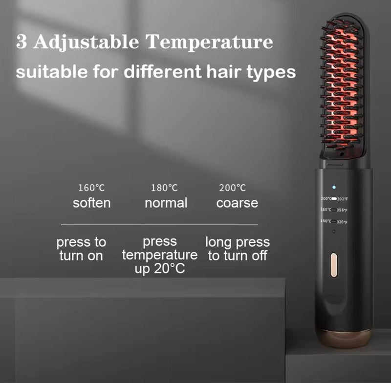 Professional Hair Straightening Comb   KR017 - TUZZUT Qatar Online Shopping