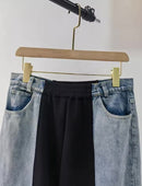 Colorblock Pants for Women High Waist Split Pockets Wide Leg Long Trousers   S5043752 - TUZZUT Qatar Online Shopping