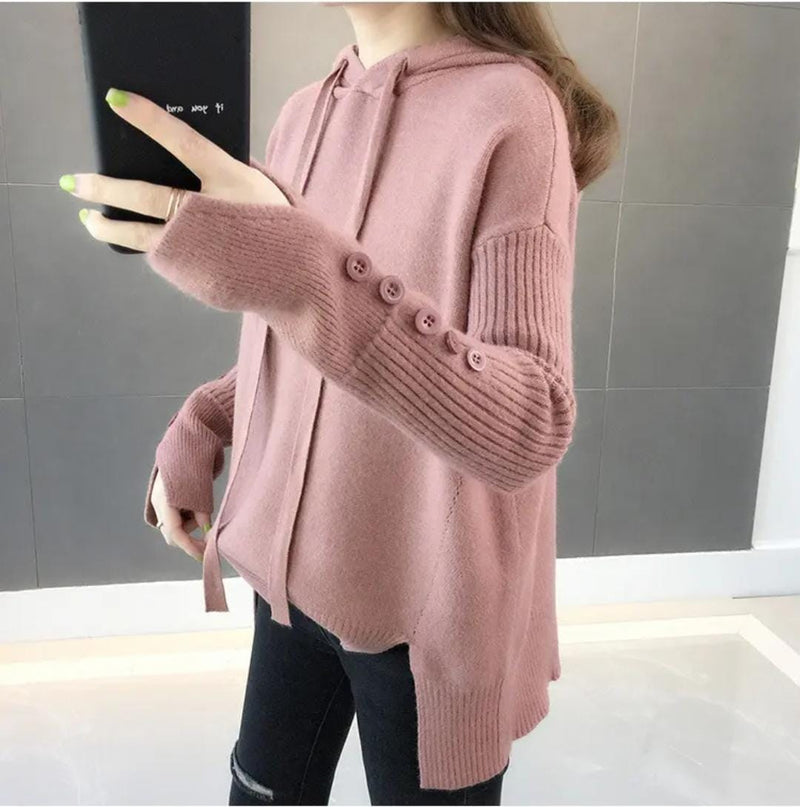 New Korean Loose Pullover Women Sweater S50018321 XL