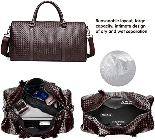 Waterproof Weekender Travel Bags for Women, Overnight Luggage Duffel Tote Bag -  S4802425