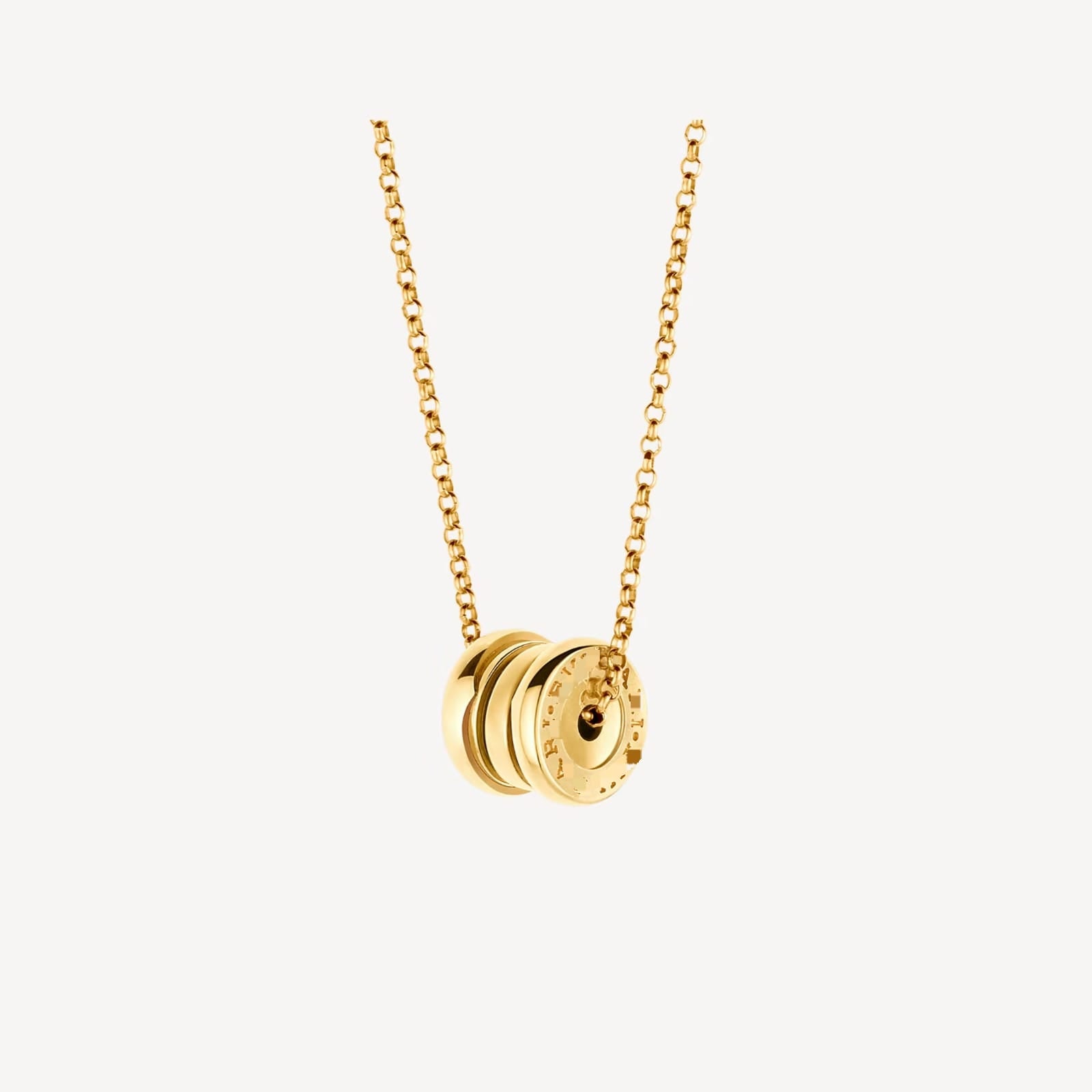 Mini Pendant Yellow Gold Necklace With Chain DN2087 Mini Pendant Yellow Gold Necklace With Chain DN2087