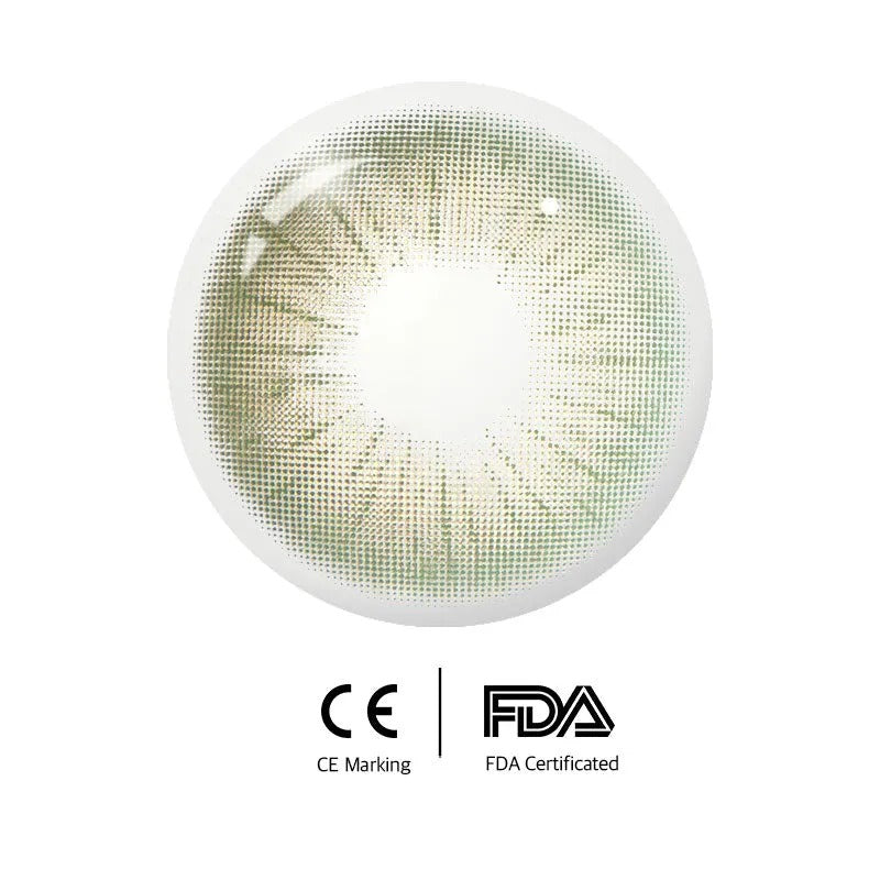 Unibling Rome Time Green Contact Lenses for Eyes (1 Pair) - TUZZUT Qatar Online Shopping