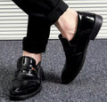 Men's Leather Dress Shoes Formal Social Shoe 578450 (41, 42)