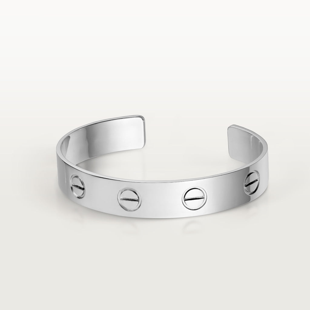 LOVE Bracelet White Gold Open CR075