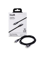 Liwa Type C To C Cable 65W /1M /DC126TT10B - TUZZUT Qatar Online Shopping
