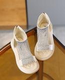 Shining Rhinestones Girls Princess Sandals Stylish Anti-slippery Gladiator Roman Sandals Years Old Kids Shoes   407951 - TUZZUT Qatar Online Shopping