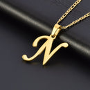 English Alphabet Letters Jewelry Women's Necklace - S4459422