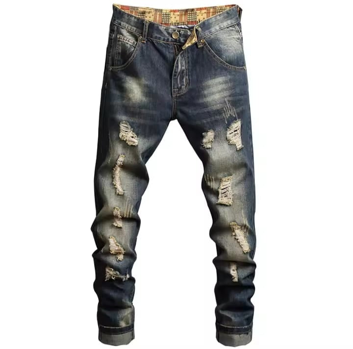 Women's ripped jeans streetwear trend pants destroyed casual biker pants regular straight trousers S4980965 Women's ripped jeans streetwear trend pants destroyed casual biker pants regular straight trousers S4980965
