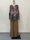 Women's Vintage Print 2 Piece Sets     B-313683 - TUZZUT Qatar Online Shopping