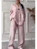 Women's Fashionable Two Piece Casual set    S031899 - TUZZUT Qatar Online Shopping