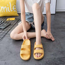 Women's Buckle Platform Anti-Slip Slides Sandals Slippers - Tuzzut.com Qatar Online Shopping