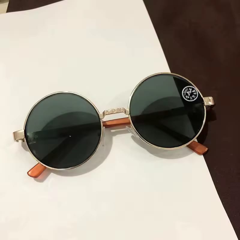 Round Glass Sunglasses S3504 - TUZZUT Qatar Online Shopping