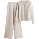 Women Elegant Knitted 2 Piece Sets KS665 - TUZZUT Qatar Online Shopping