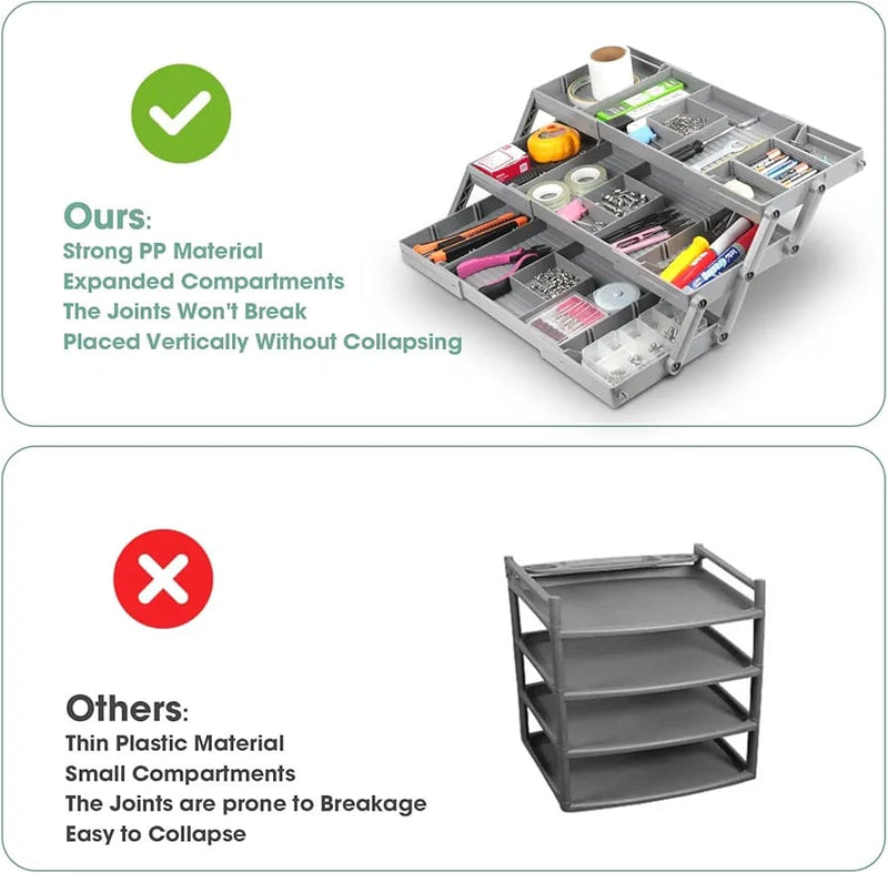 Multi-Level Drawer Organizer B-383023 - TUZZUT Qatar Online Shopping