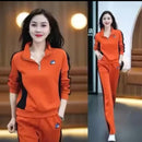 Casual Women's Sport Suit New Fashionable  Sweatshirt Bell Bottoms 2-Piece Set   B187930 - TUZZUT Qatar Online Shopping