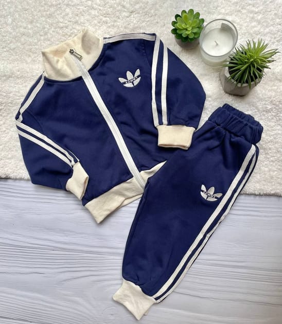 Children's tracksuit Blue/Milk 1712387 - TUZZUT Qatar Online Shopping