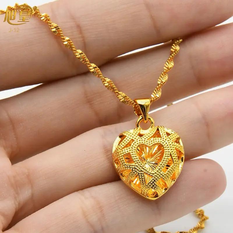 Heart Necklaces For Women Girls Jewellery Gifts Love Charm Pendant Chain Bridal S4886973 - Tuzzut.com Qatar Online Shopping