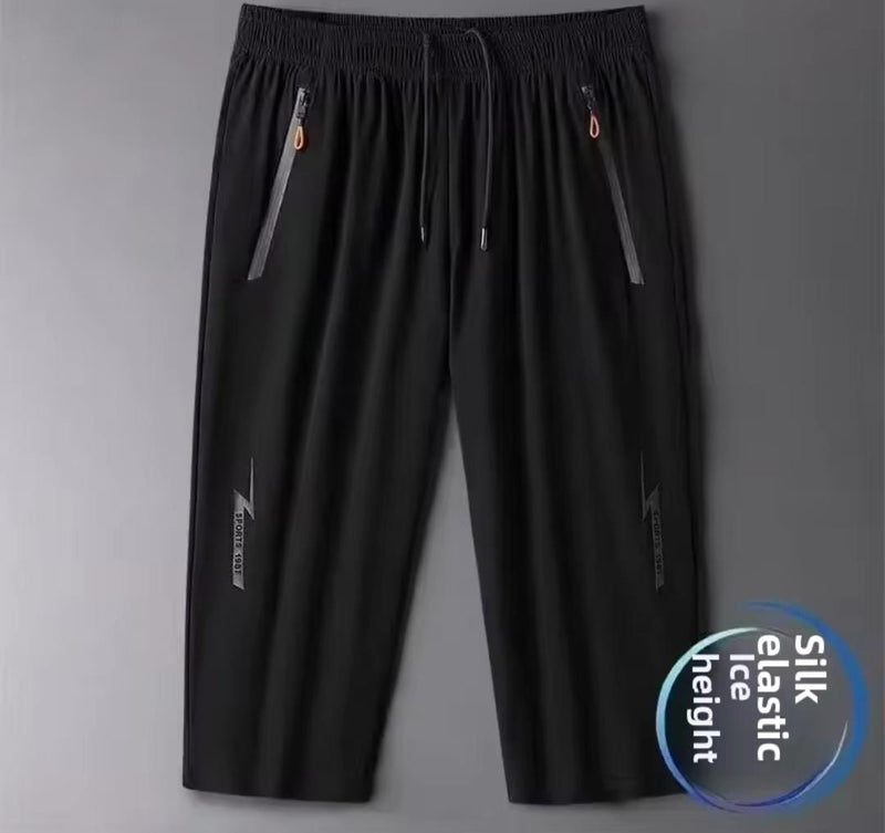 Summer Ice Silk Thin Men's Sports Shorts  B-25254 - TUZZUT Qatar Online Shopping